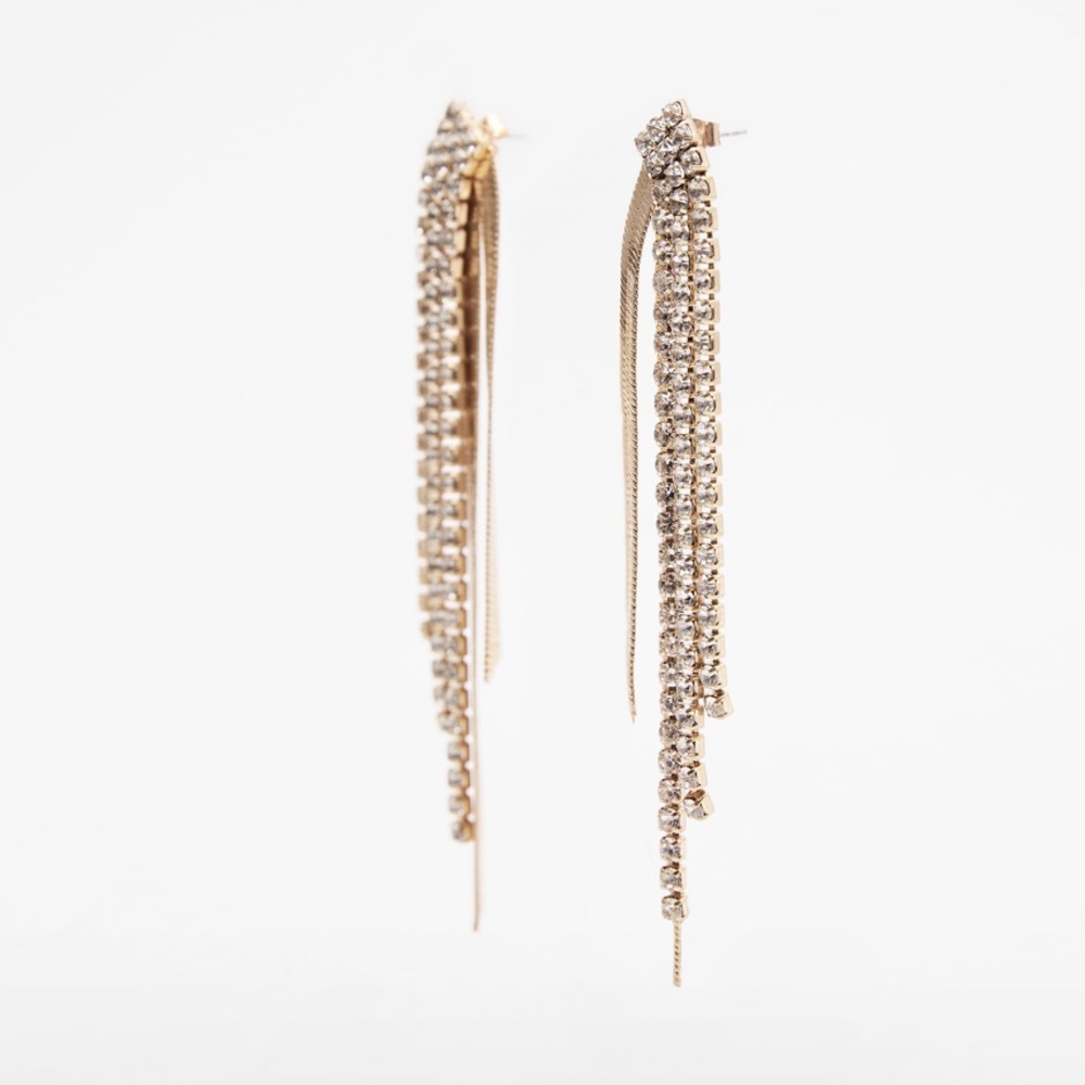 Zara rhinestone earrings